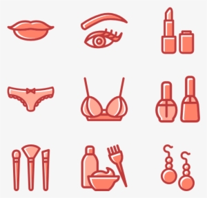 Women And Beauty Collection - Pink Makeup Icon Png #3268376
