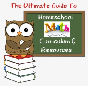 The Ultimate Guide To Homeschool Math Curriculum & - Owl Teacher Clipart #3268813
