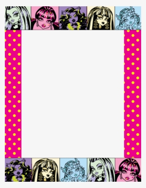Frame Clipart Monster - Monster High Border #3269686