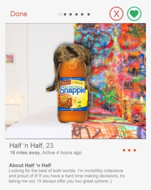 Half 'n Half Snapple - Snapple All Natural Half 'n Half Lemonade 6) #3269805