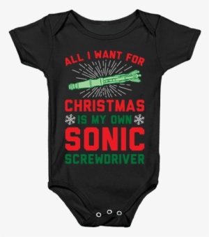 All I Want For Christmas Is My Own Sonic Screwdriver - Metroid Ridley T Shirt #3270178