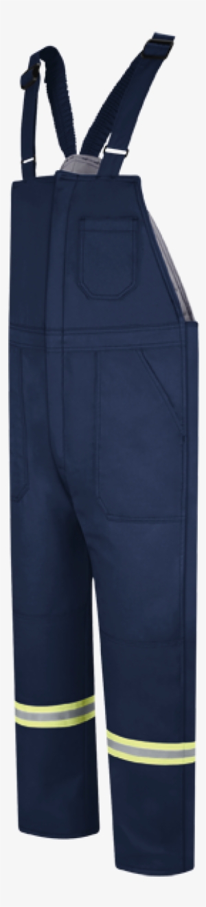 Deluxe Insulated Bib Overall With Reflective Trim - Bulwark Bib Overall, Navy, 46-1/2 #3270231