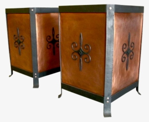 Custom Copper And Iron Planters - Cupboard #3271123