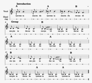 A Broad Transcription Of A Tyaw Song Item - A Moment Of Romance #3271414