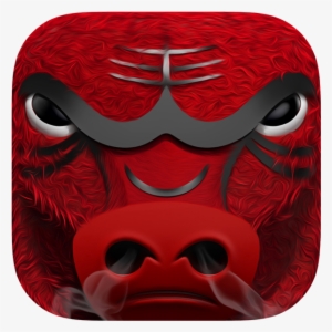 Chicago Bulls Theme Ios Icon - Face Mask #3271528