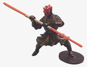 Star Wars Darth Maul With Red Light Saber Figure - Applause 1999 Star Wars Figures #3272292