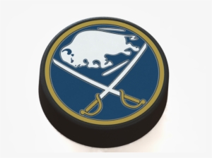 Buffalo Sabres Logo On Hockey Puck 3d Print - Buffalo Sabres 3d Logo #3272295