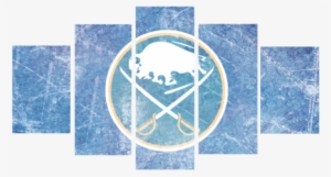 Hd Printed Buffalo Sabres Logo 5 Pieces Canvas #3272468