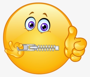 Smiley, Zip, Stille, Dont Talk, Dont Laugh Of Others - Smiley Pics For Whatsapp #3272585