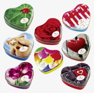Fancy Heart „little Present“ - Heidel - Geschenkdose Schmuckherz Pralinen - 32g #3273252