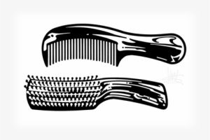 Png Transparent Library Brush The Pen Rules - Cartoon Comb And Brush #3273449