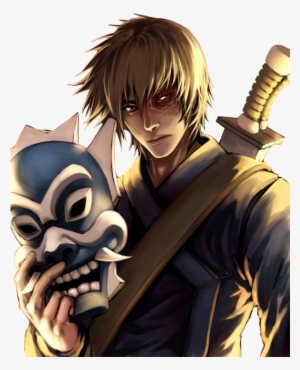 Prince Zuko Holding Mask-wm233 - Zuko Avatar Fan Art #3274183