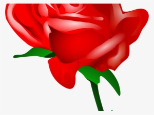 Gothic Clipart Red Rose - Cartoon Red Rose #3275567