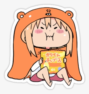 Umaru-chan Chips By Gentlemenwalrus Pegatinas Tumblr, - Himouto No Umaru Chan Hd #3275795