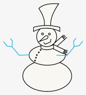 How To Draw Snowman - Drawing #3276717