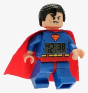 9005701 Digital Clock Superman - Lego Dc Comics Super Heroes Superman Mini Figure Clock #3276955