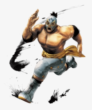 Spends His Time Perfecting His Lucha Libre Skills And - Super Street Fighter 4 El Fuerte #3277175