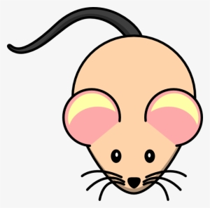 White Nude Mouse Clip Art - Cartoon Mouse Shower Curtain #3277286