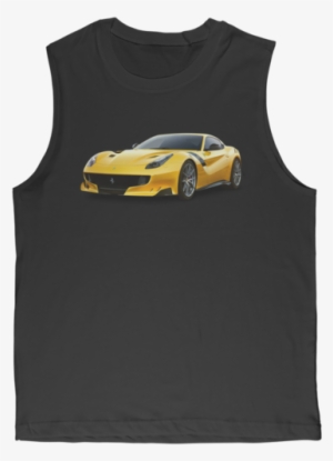 Ferrari Yellow Car ﻿classic Adult Muscle Top - Ferrari F12 Tdf Model Car In 1:18 Scale By Bbr #3277428