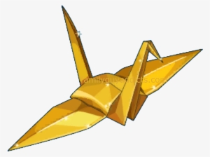 Giant Golden Paper Crane - Military Aircraft #3278246