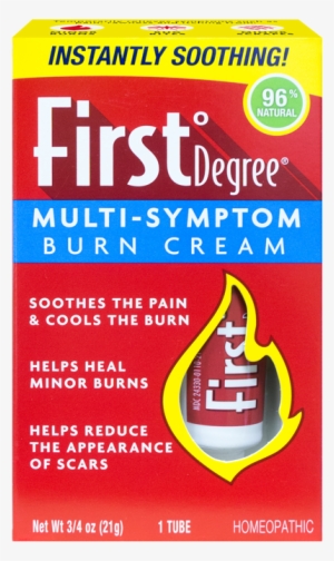 Introducing First°degree® Multi-symptom Burn Cream - First Degree Burn Cream - 0.75 Oz #3278367