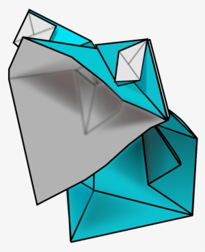 Hunting Image Clip Art - Moving Origami Clip Art #3278565