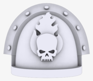Flaming Skull Veteran Shoulderpads - Veteran #3278566
