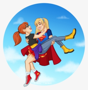 Supergirl Clipart Dc Superhero - Dc Super Hero Girls Batgirl And Supergirl #3278680