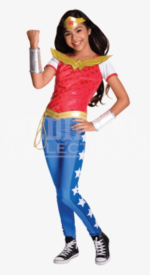 Deluxe Dc Superhero Girls Wonder Woman Costume - Dc Superhero Girls Wonder Woman Costume #3278727