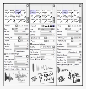 Mechanical Pencil For Sketching - Sai2 Custom Pencil Brushes #3278952