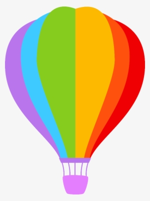 Meios De Transporte - Air Balloon Paper Png #3279124