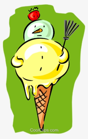 Ice Cream Cone Royalty Free Vector Clip Art Illustration - Illustration #3279375
