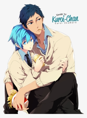Kuroko No Basket Yaoi Render 01 By Kuroiokumura - Kuroko No Basket Kuroko And Aomine #3279951