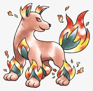 This Black And Prototype Entei Lacks The Brooding Bad-boy - Cartoon #3280946