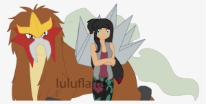 Katrina And Entei - Cartoon #3281015