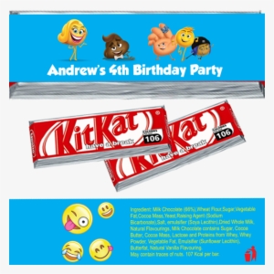 Emoji Blue Kitkat Wrappers - Nestlé Nestle Kitkat Chunky Egg #3281023