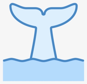This Is A Picture Of The Tail Of A Whale Sticking Out #3281093
