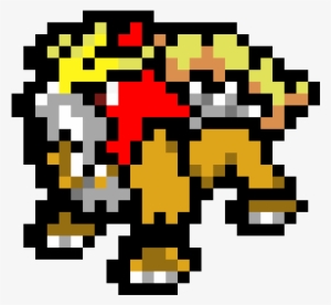 Entei - Entei Raikou Suicune Pixel #3281246