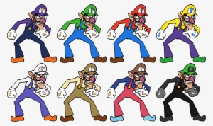 Lizuka's Alternate Color Mock-ups - Waluigi Colors #3281561