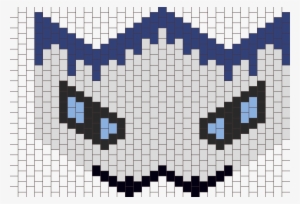 Killer Frost Mask Bead Pattern - Cross-stitch #3283384