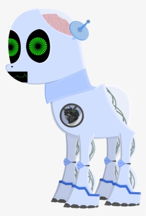Robot Pony Vector By Esipode-d4w2yom - Cartoon #3283566