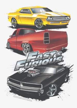 Fast And Furious Muscle Car Splatter Women's T-shirt #3284053