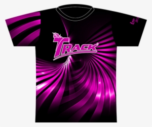 Track Pink Swirl Dye Sublimated Jersey - Track And Field Jersey Sublimation #3284385
