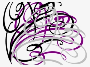 Decoration Clipart Pink Swirl - Clip Art #3284446