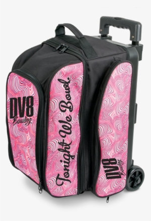 Dv8-freestyle Double Roller Pink Swirl - Dv8 Freestyle Double Roller Bowling Bag #3284532