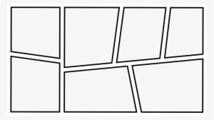 Free Download Plantilla Comic Png Clipart Panel Comic - Comic Frame Png #3284592