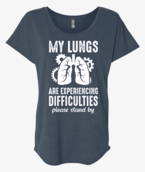 Lungs Experiencing Difficulties Dolman Sleeve Shirt - Roald Dahl Shirts #3286173