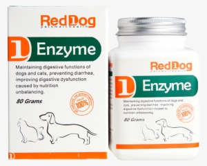 Red Dog Enzyme Intestinal Agent 80g/bottle Probiotics - Dog #3286307