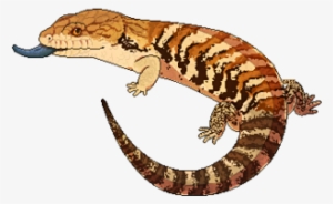 Pixel Lizard - Blue Tongued Skink Png #3286348