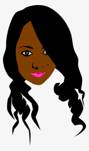 African Can American Girl - Black Woman Vector Png #3286404